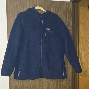 Patagonia Navy Blue Fleece Jacket